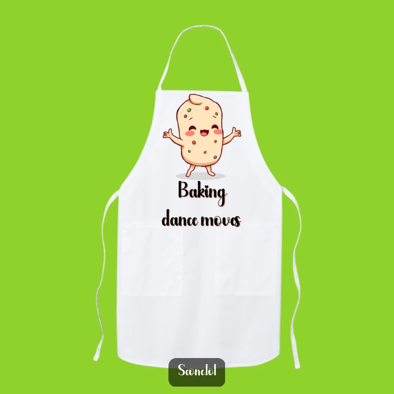 Funny Wobbly Scone Dance Apron - Bake and Laugh in Style