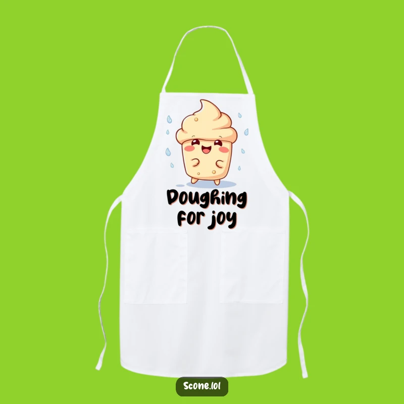 Funny Scone Dodging Rain Apron - Protect Your Clothes with Humor