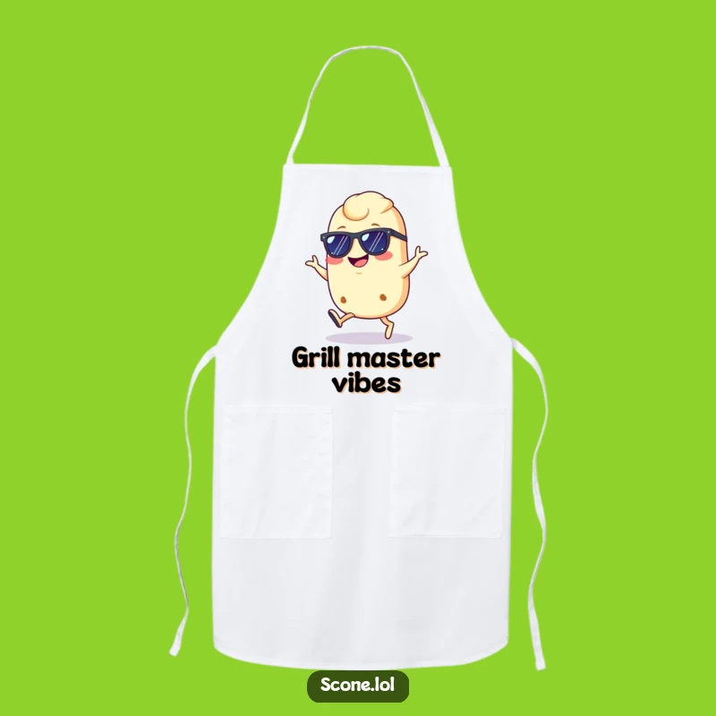 Funny Cool Scone Apron: Confident Hop Design, Perfect Gift for Cool Cooks