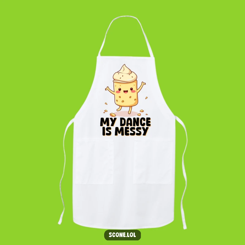 Funny Dancing Scone Apron: Cook with Moves and Laughter!