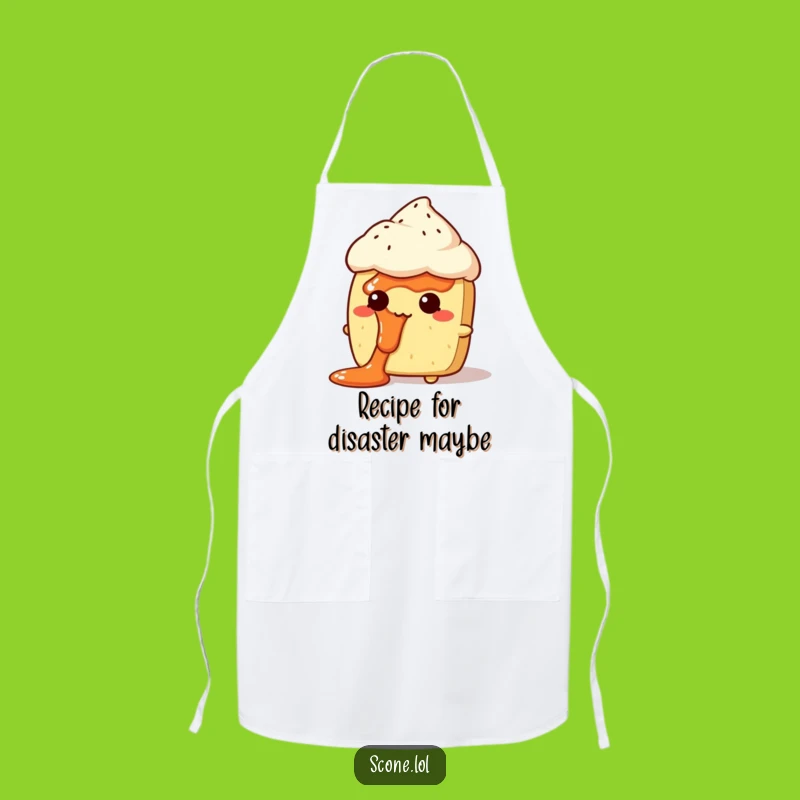 Funny Jam Face Scone Apron: Cook with Confidence (and Maybe Some Jam)