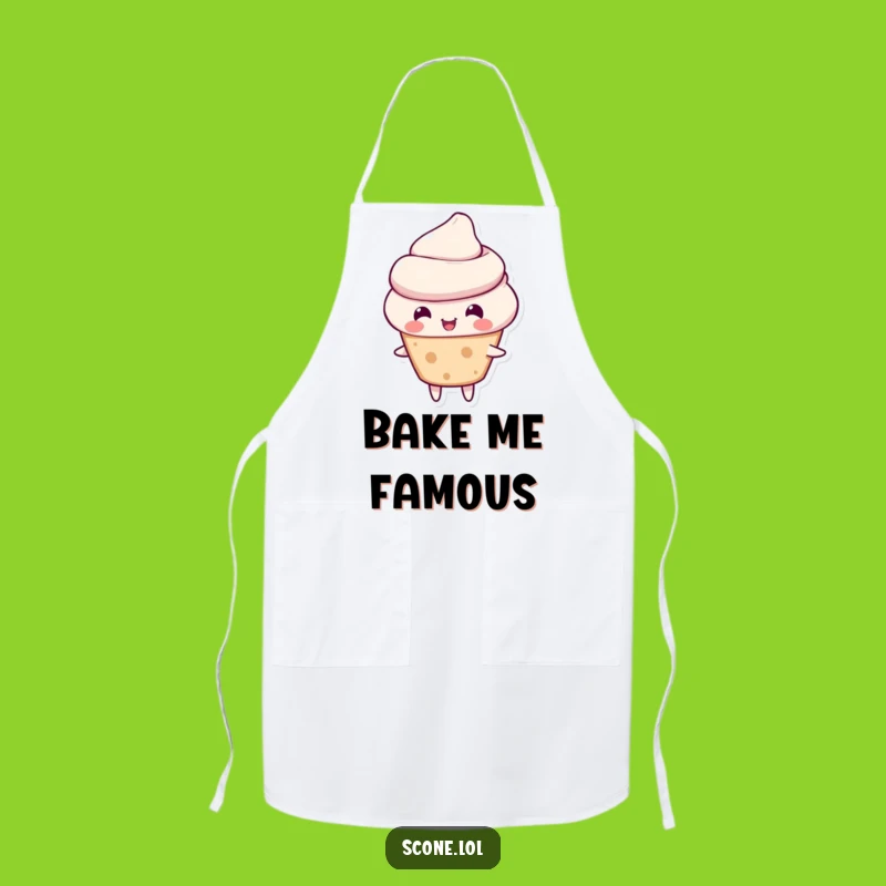 Funny Scone Apron - Cheerful Bounce Chef Wear, Perfect Humorous Kitchen Gift