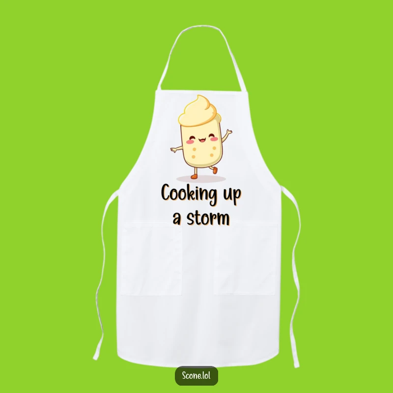 Funny Scone Dancer Apron: Dance Through Cooking with This Hilarious Pastry Chef