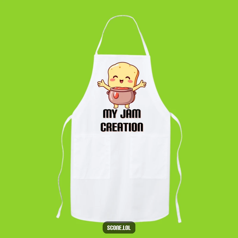 Funny Scone Jam Hug Apron: Sweet Chef Style, Hilarious Gift for Bakers!