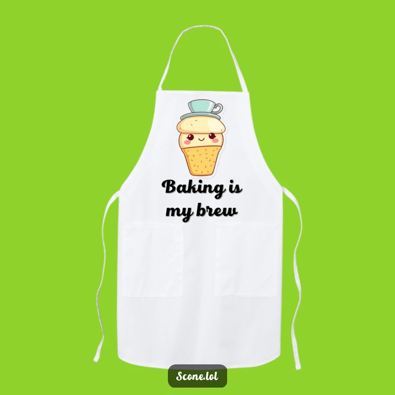 Funny Scone Tea Party Apron: Cute Teacup Hat Kitchen Fun, a Perfect Funny Gift