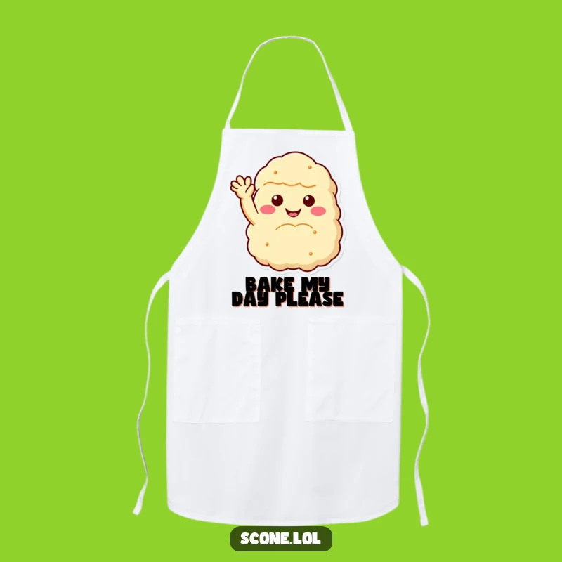 Funny Scone Wave Apron: Chef’s Cute Smiling Treat Is Perfect For Baking And Hilarious Kitchen Fun