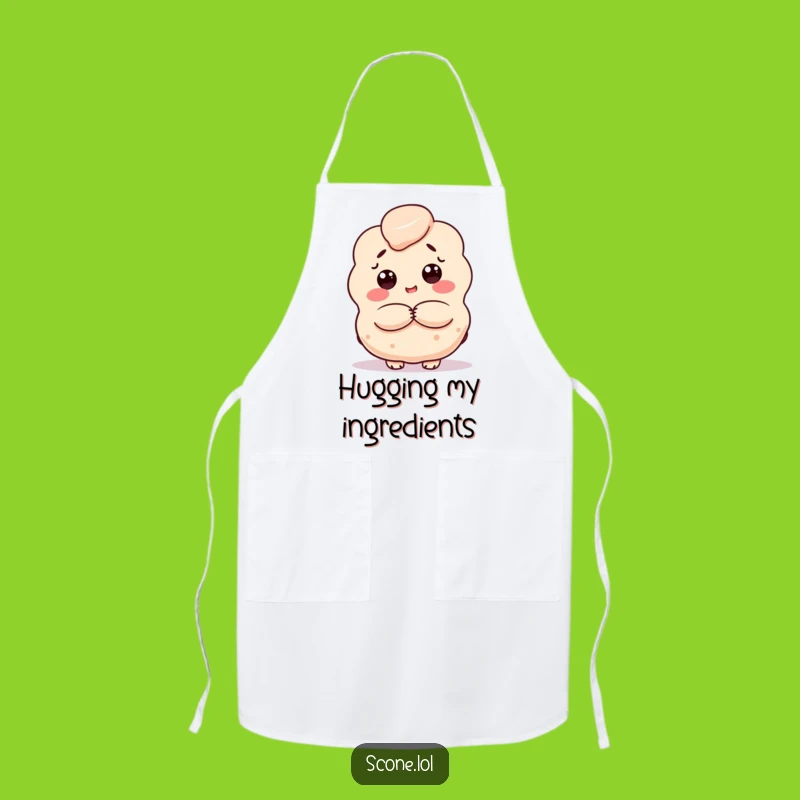 Funny Scone Hug Apron: Cook with a Baked Good's Embrace, Kitchen Funny Gift