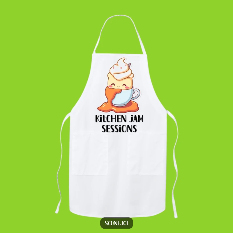 Funny Scone Jam Slip Apron: Cook Up Laughter with This Hilarious Kitchen Accessory