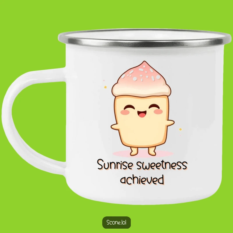 Funny Scone Sugar Rush Camping Mug: Enjoy Sweet Sips with This Hilarious Pastry