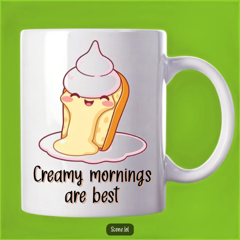 Funny Scone Cream Slide Mug: A Hilarious Treat for Coffee Lovers