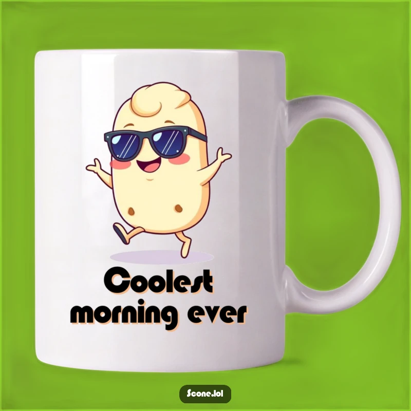 Funny Cool Scone Mug: Confident Hop Design, Perfect Gift for Trendsetters