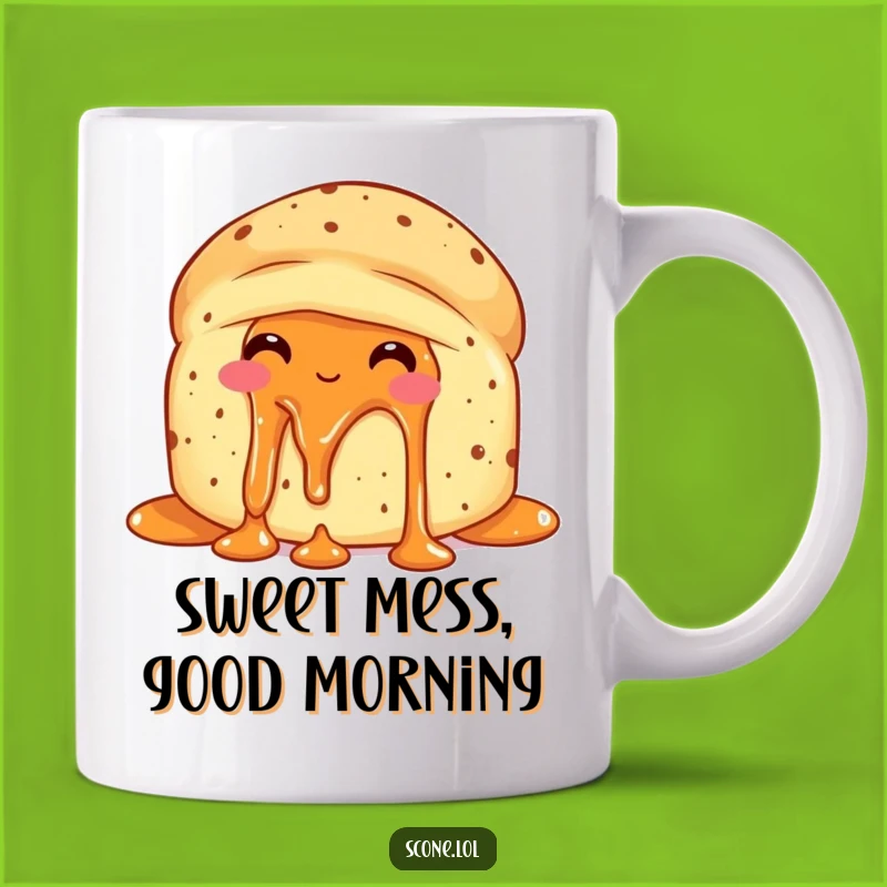 Funny Scone Jam Delight Mug - Savor the Sweetness with a Cheeky Grin!