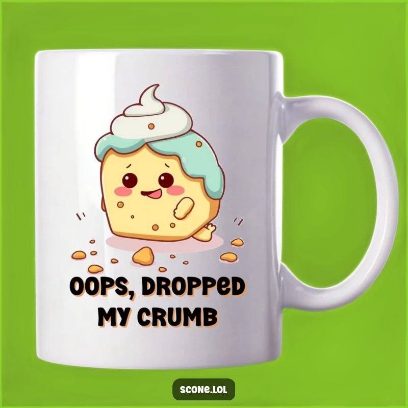 Funny Scone Tripping Mug: A Hilarious Clumsy Treat for Coffee Lovers!