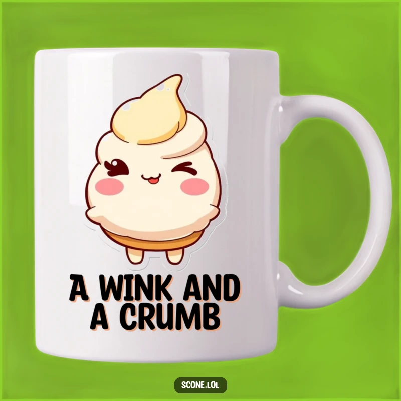 Funny Scone Wink Mug: A Cheeky Treat for Your Morning Coffee!
