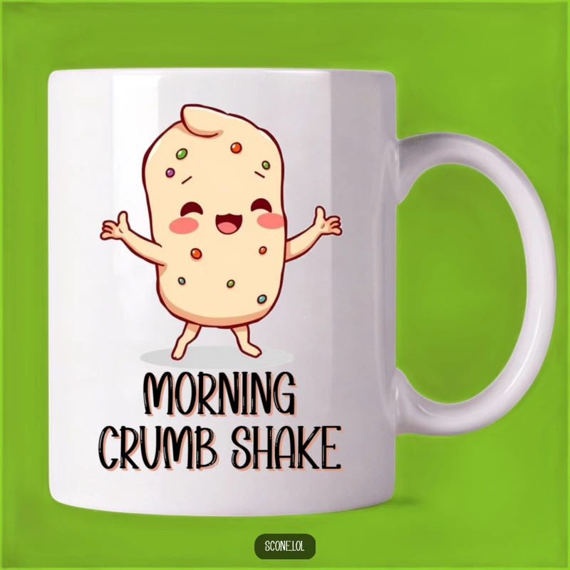 Funny Wobbly Scone Dance Mug - Hilarious Baked Good Gift Idea