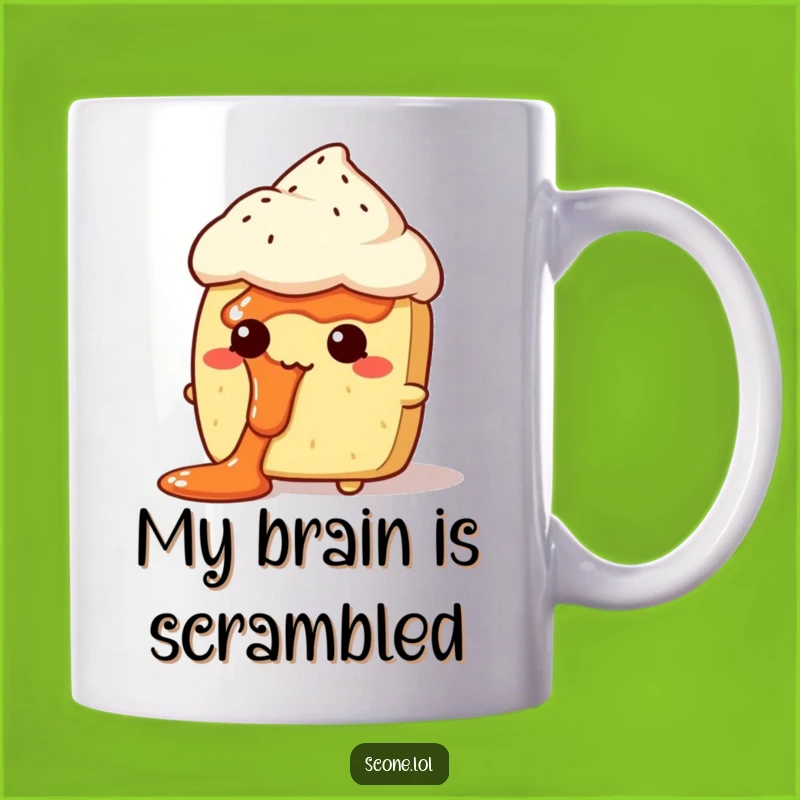 Funny Jam Face Scone Mug: Perfect Funny Gift for a Messy Morning