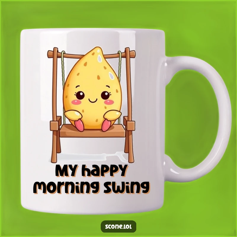 Funny Scone Swing Mug - Joyful Baker Moment, Perfect Gift