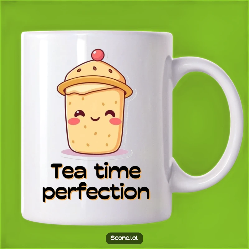 Funny Scone Tea Hat Mug: Charming Gift for Tea Lovers