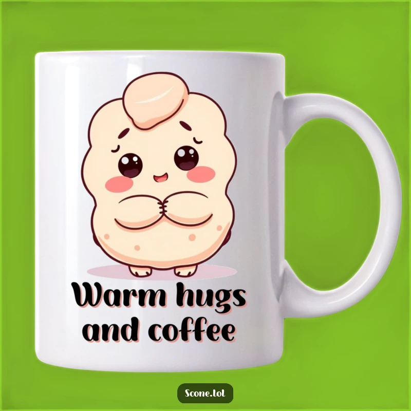 Funny Scone Hug Mug: Embrace Comfort with a Baked Good, Perfect Funny Gift