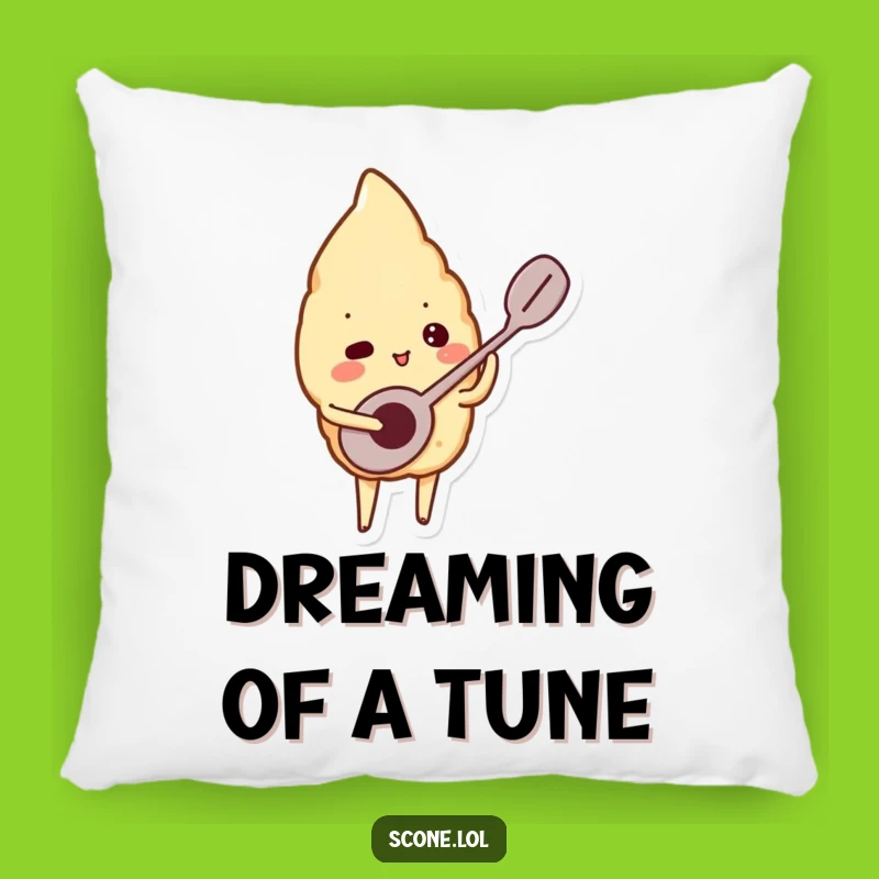 Funny Musical Scone Spoon Pillow - Cozy Harmony Accent Funny Gift