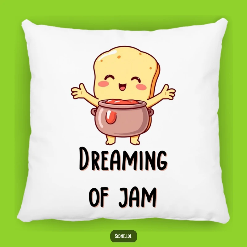 Funny Scone Jam Hug Pillow: Cozy Embrace, Hilarious Comfort for Scone and Jam Fans!