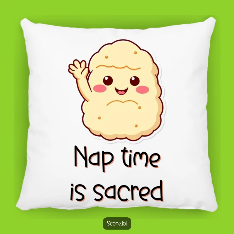 Funny Scone Wave Pillow: Soft Smiling Pastry Cushion Is A Comfy And Hilarious Gift Accent
