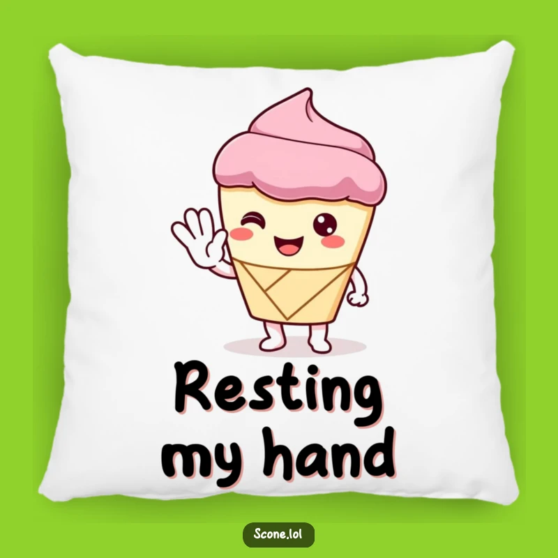 Funny Scone Pillow: Cozy Welcomes, a Soft Funny Gift