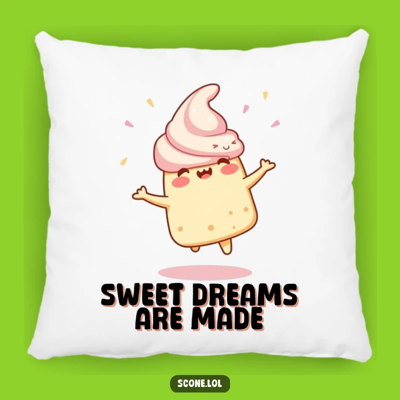 Funny Scone Pillow: Cozy Celebration Cushion, a Wonderful Funny Gift