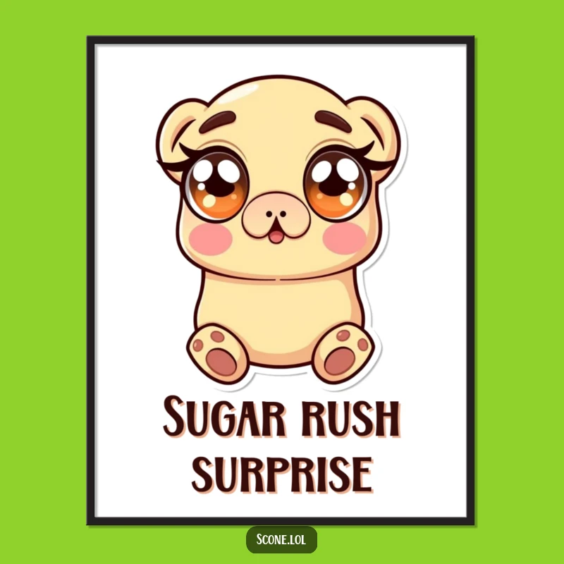 Funny Scone Digital Art: Astonishing Moment Art, a Surprising Funny Gift