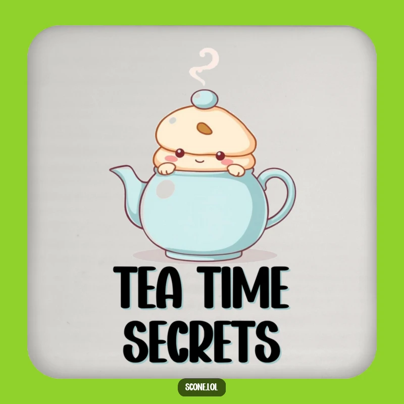 Funny Scone Coaster: Protect Surfaces with Mystery, a Fun Funny Gift