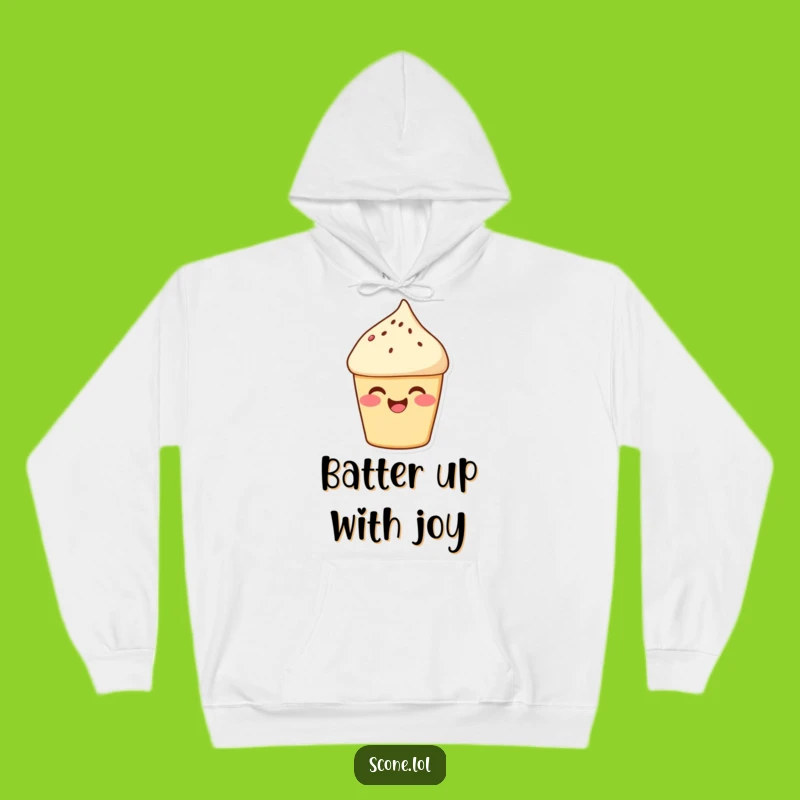 Funny Scone Cozy Hoodie - Giggling Baker Comfort, Warm Gift