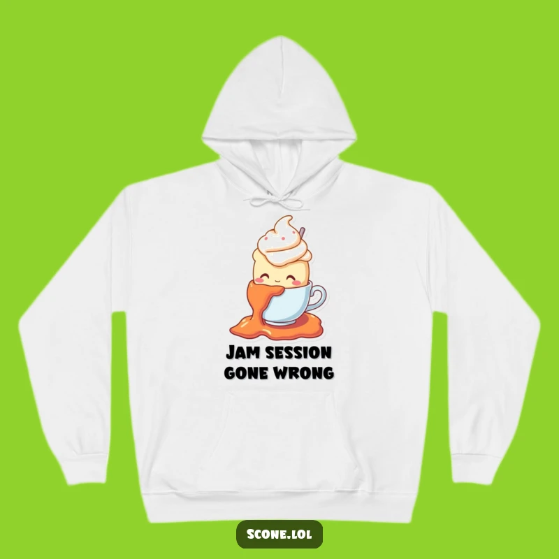 Cozy Funny Scone Jam Slip Hoodie: Stay Warm and Witty on Chilly Days