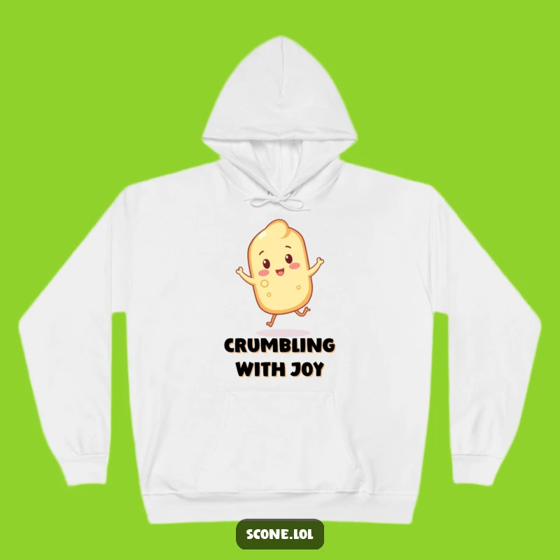 Cozy Funny Scone Hopping Hoodie - Your Comfy Companion for Cheerful Days!