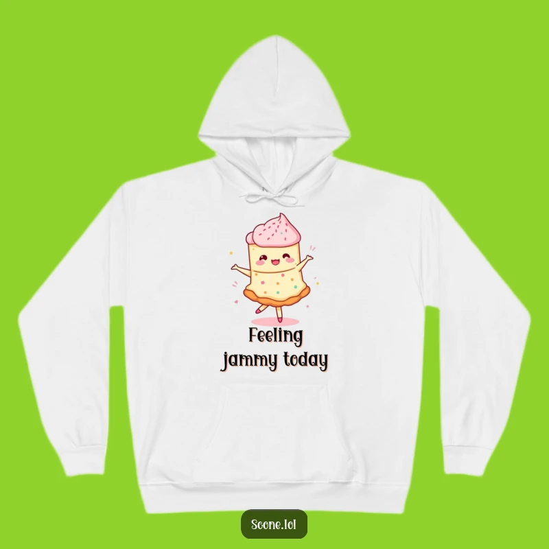 Funny Scone Pirouette Hoodie - Cozy & Hilarious Gift for Bakers!