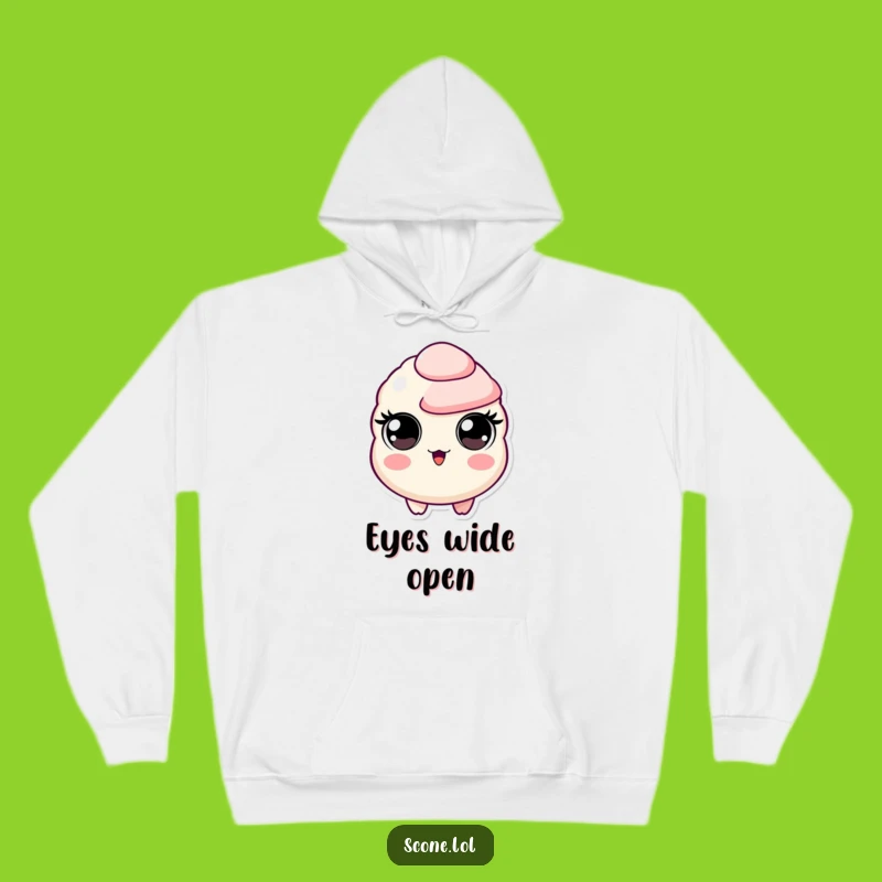 Funny Scone Surprise Hoodie: Cozy Up With a Shocked Pastry Pal