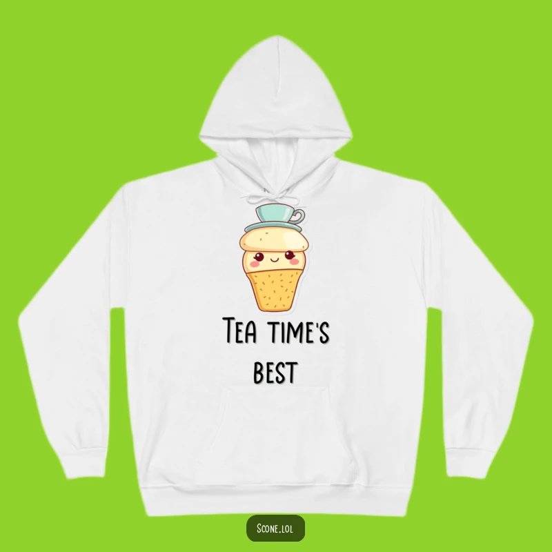 Funny Scone Tea Party Hoodie: Cozy Teacup Hat Comfort, a Perfect Funny Gift