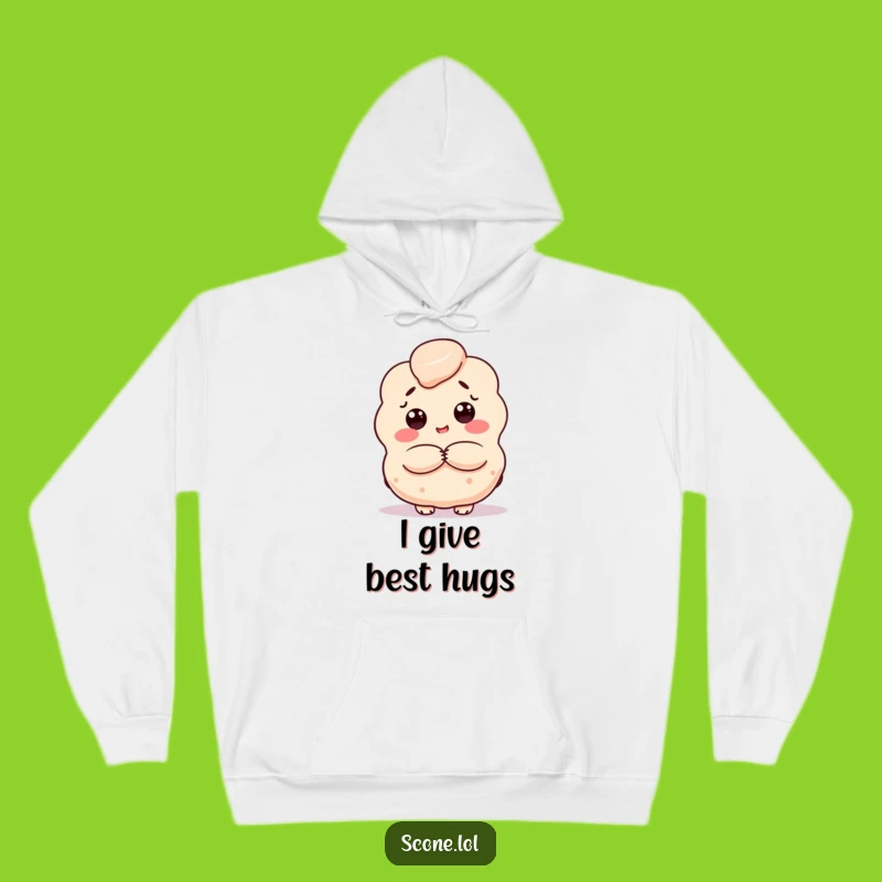 Cozy Funny Scone Hug Hoodie: Feel the Warmth of a Baked Good, Ideal Funny Gift