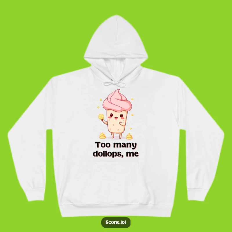 Cozy Funny Scone Juggling Cream Hoodie: Warmth Meets Whimsy for Gift Giving