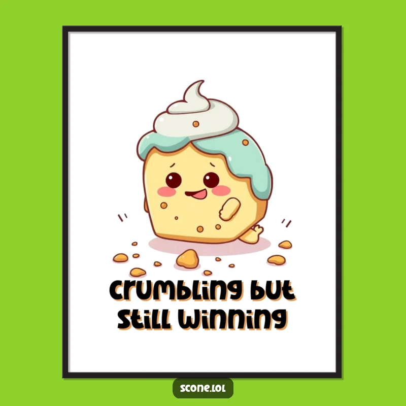 Funny Free Printable Wall Art: Tripping Scone's Comedy - Downloadable Humorous Decor