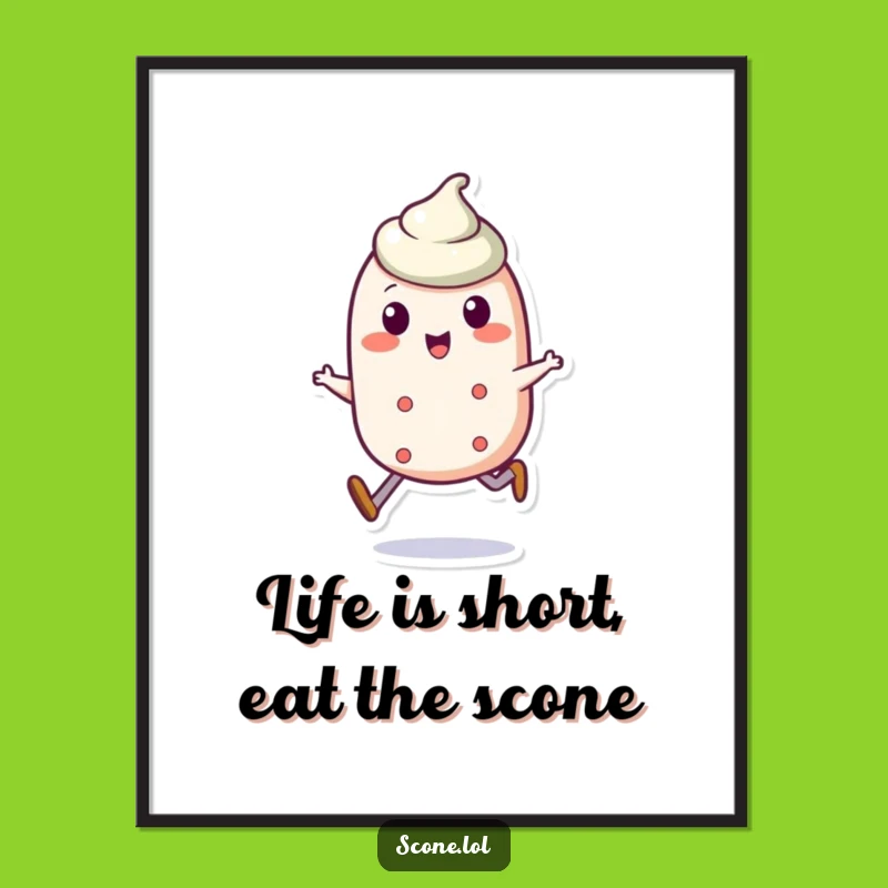 Free Printable Skip Scone Wall Art: Funny Downloadable Decor for Your Kitchen!