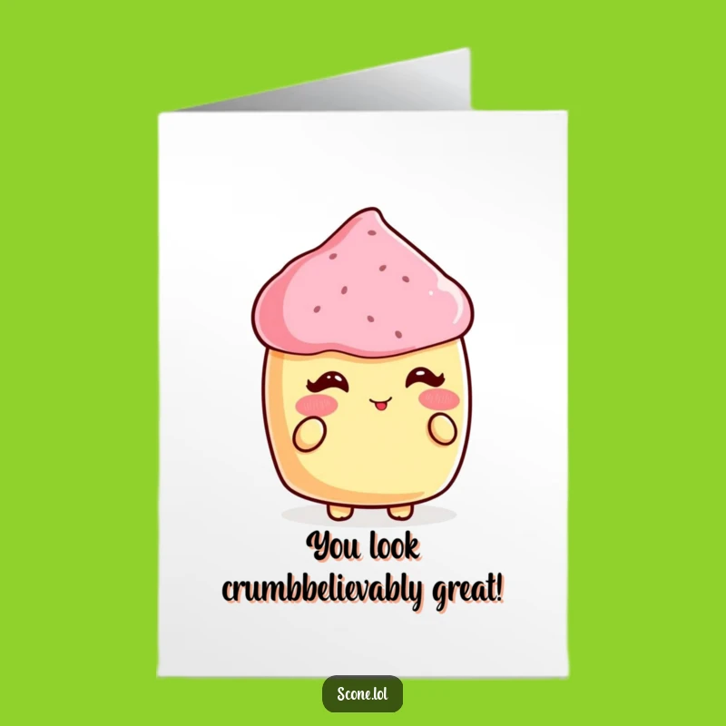 Free Printable Birthday Card: Blushing Scone Compliment, Hilarious Downloadable Gift