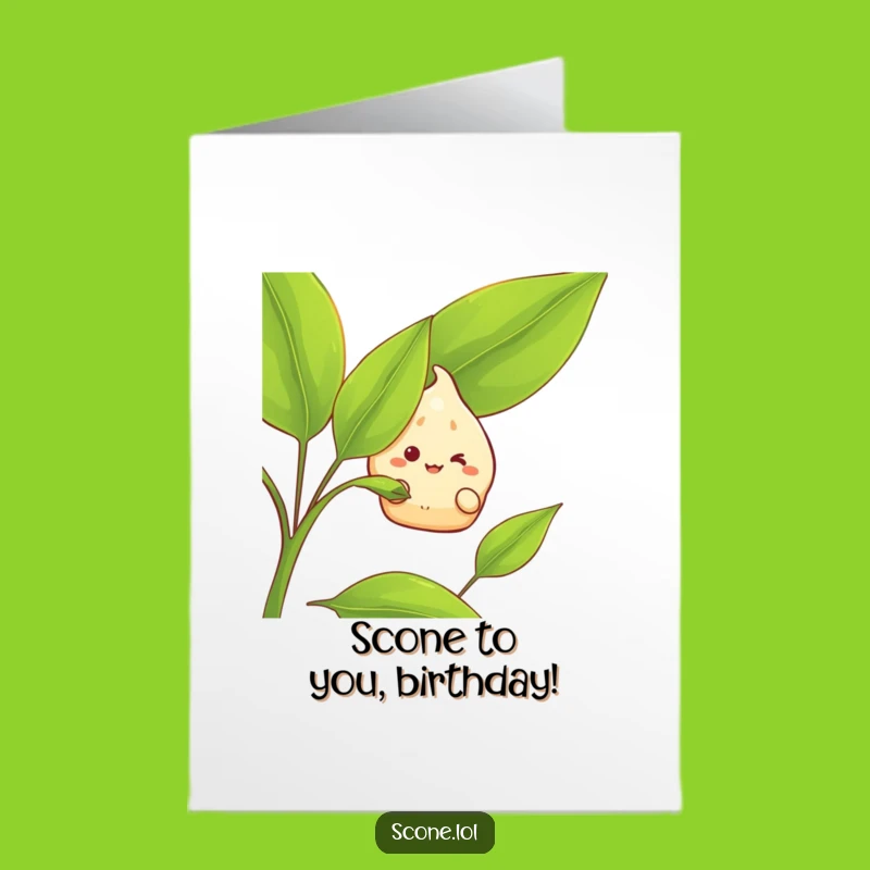 Free Printable Birthday Card: Cheeky Scone, Hilarious Downloadable for a Special Day