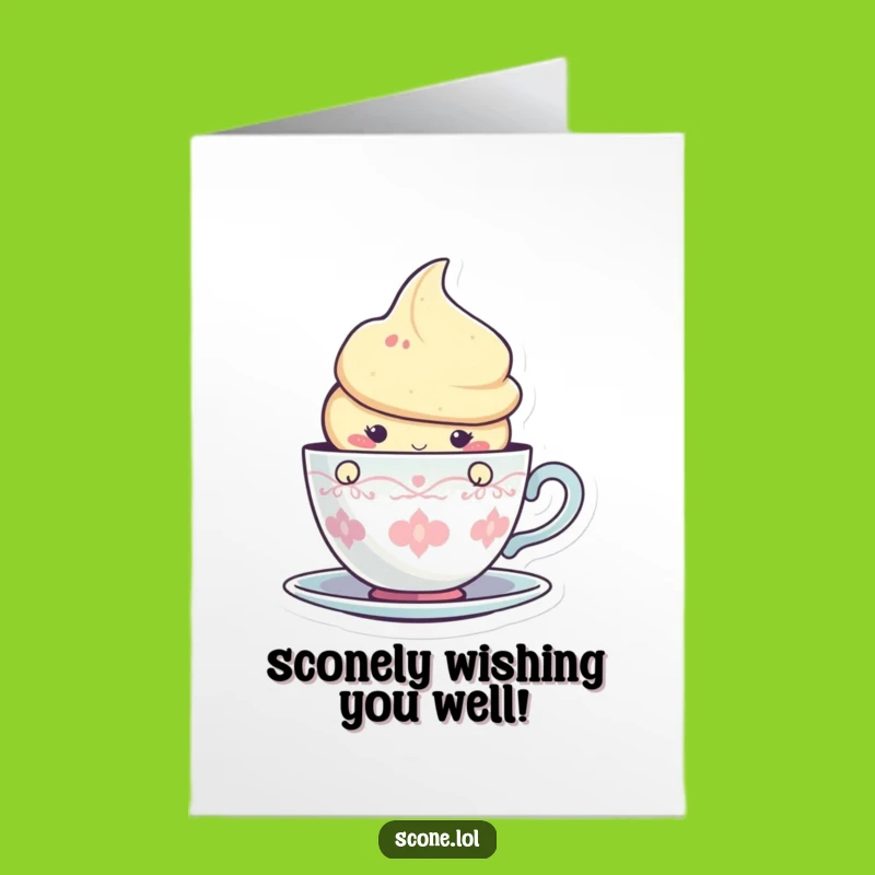 Free Printable Birthday Card: Sneaky Scone's Surprise - Funny Downloadable Gift