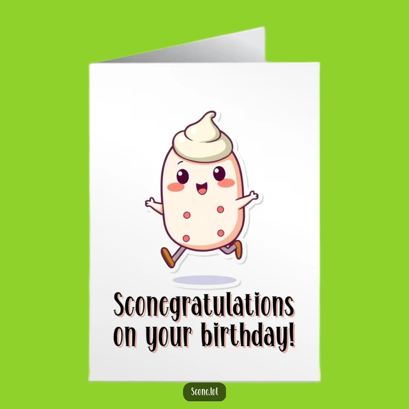 Free Printable Birthday Skip Scone Card: Funny Downloadable Gift for Scone Lovers!
