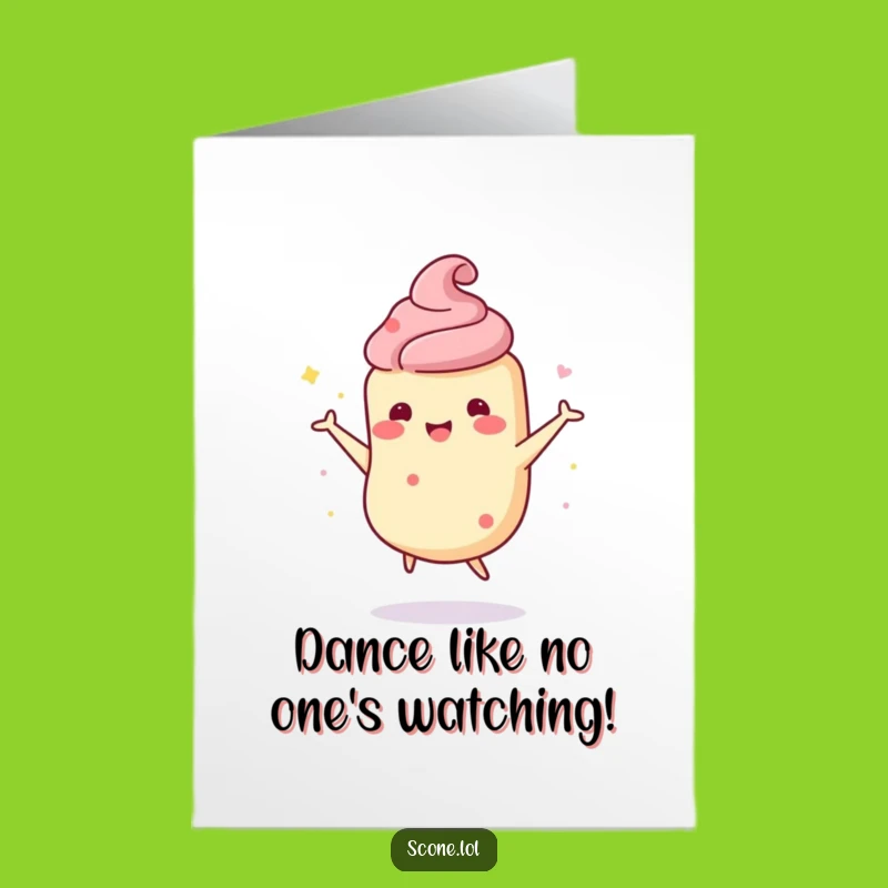 Free Printable Wobbly Birthday Scone Card: Hilarious Downloadable Gift for Fun!
