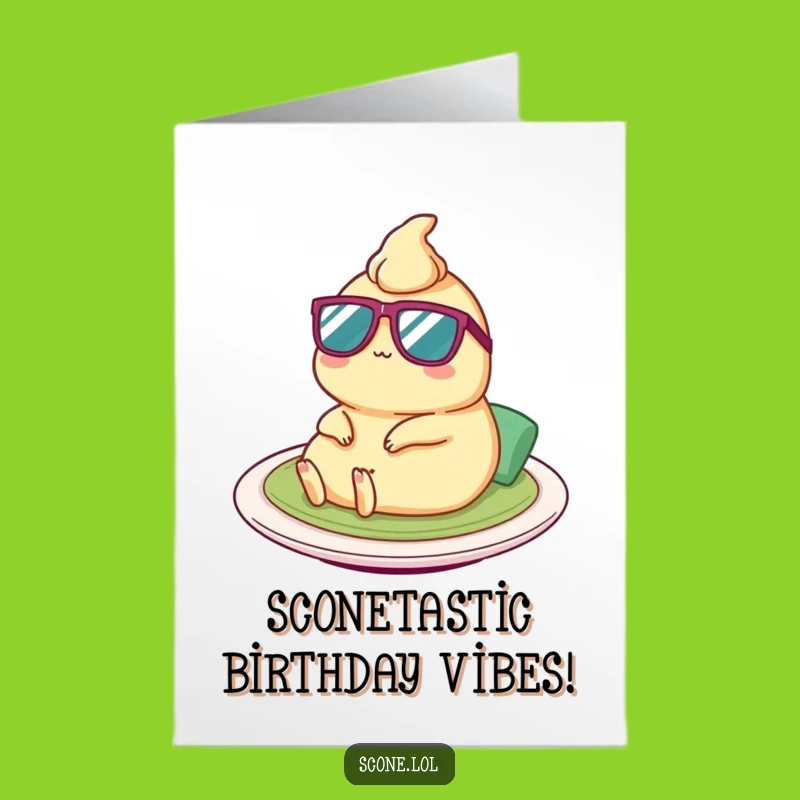 Funny Free Printable Satay Birthday Card: Sunglasses Slay for a Hilarious Downloadable Gift