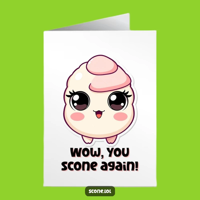 Shockingly Funny Free Printable Birthday Card: Surprised Scone, Downloadable & Print at Home