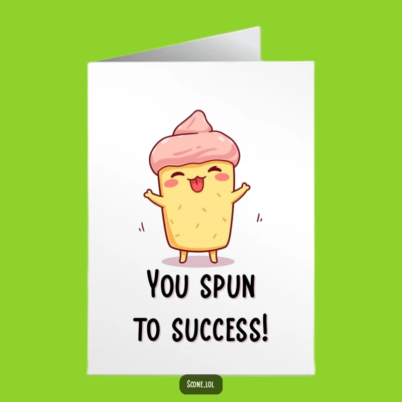 Hilarious Free Printable Congrats Card: Scone Silly Face - Downloadable