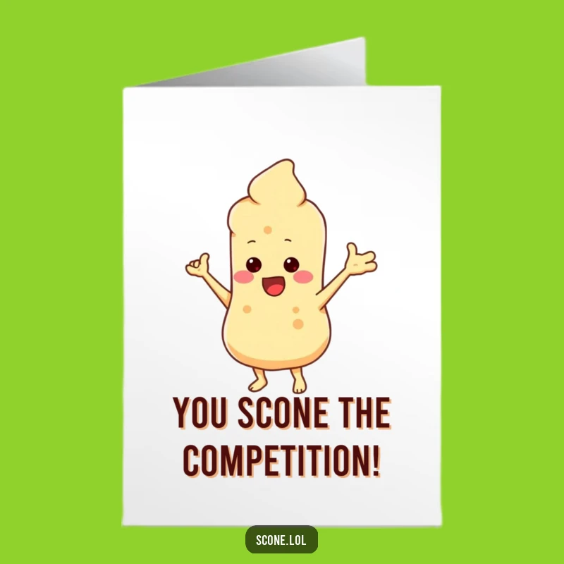 Hilarious Free Printable Congratulations Card: Scone Celebration Dance, Downloadable & Print at Home