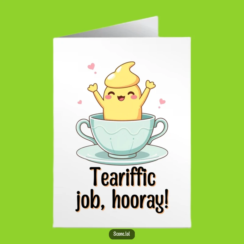 Free Printable Scone Dance Card: Funny Congratulations Downloadable Gift